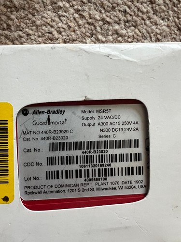 Allen bradley 440r - bradley, c