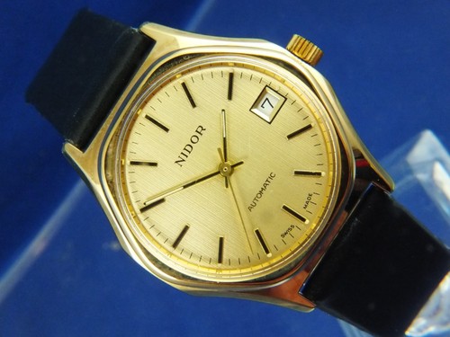 Nidor automatic watch - nidor, circa