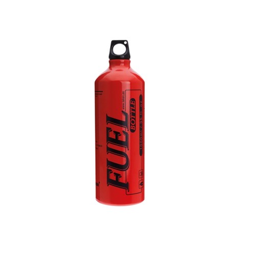 Aluminium fuel bottle red - 1l,