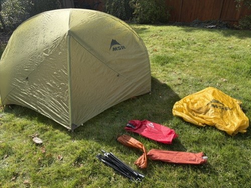 Msr hubba - person, tent