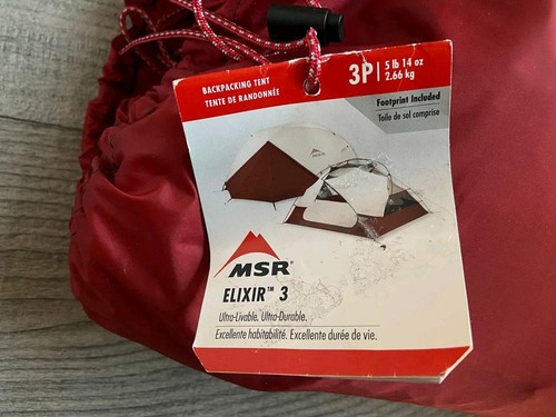 Msr elixir backpacking tent - 3,